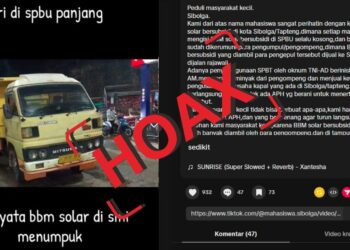 MAHASISWA SIBOLGA BANTAH KERAS ISU PENYELEWENGAN BBM DI JALAN RAJAWALI: “JANGAN TERPROVOKASI BERITA HOAKS!”