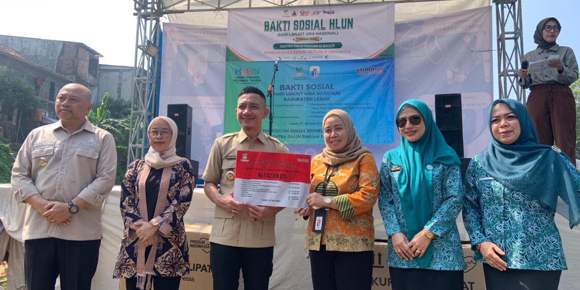 Peringati HLUN 2026, Kemensos Gelontorkan Rp1,2 Miliar untuk Bansos Lansia di Kabupaten Lebak