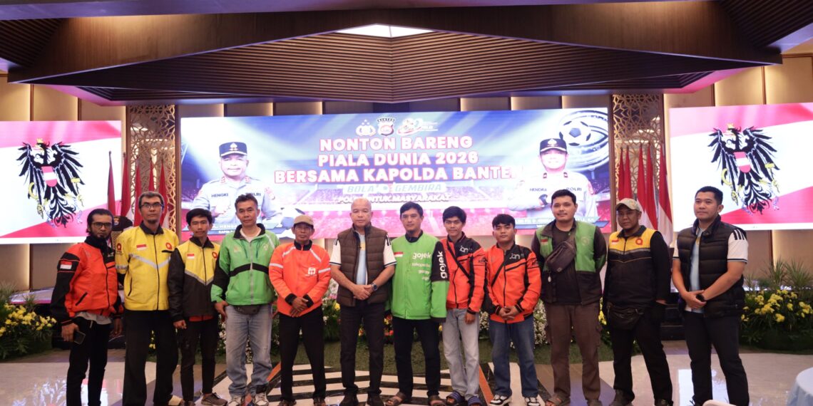 Semarak Piala Dunia 2026, Polda Banten Gelar Nobar Bersama Masyarakat Sambut Hari Bhayangkara ke-80