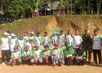 Danramil Bayah Hadiri Final Sepak Bola Pordes Desa Warung Banten, Apresiasi Sportivitas Tim Peserta