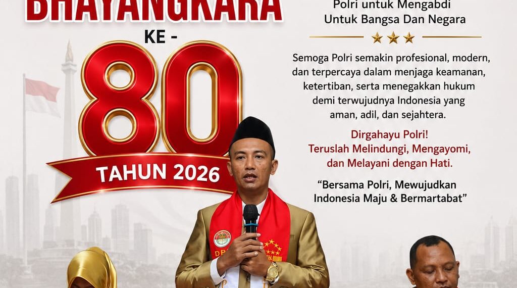 PPIPHI Ucapkan Selamat Hari Bhayangkara ke-80 Tahun 2026, Dukung Polri Semakin Profesional dan Humanis
