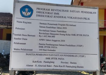 Proyek Revitalisasi SMK IPTEK Patia Jadi Sorotan, GOW-BANTEN Minta Pengawasan Tak Sekadar Formalitas