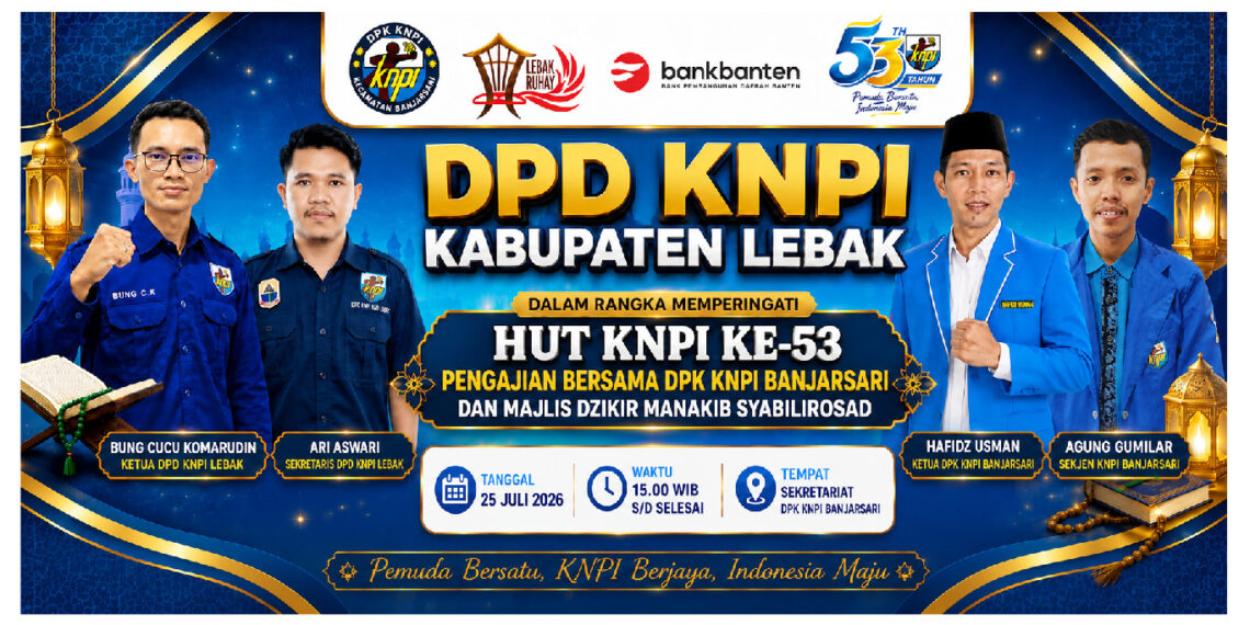 DPD KNPI Lebak dan DPK KNPI Banjarsari Peringati HUT KNPI ke-53 dengan Doa dan Dzikir Bersama