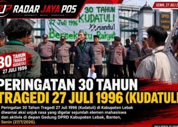 Peringatan 30 Tahun Kudatuli, Ketua DPRD Lebak Didemo; HMI Komisariat Insan Cita Soroti Dugaan Penculikan hingga Temuan BPK