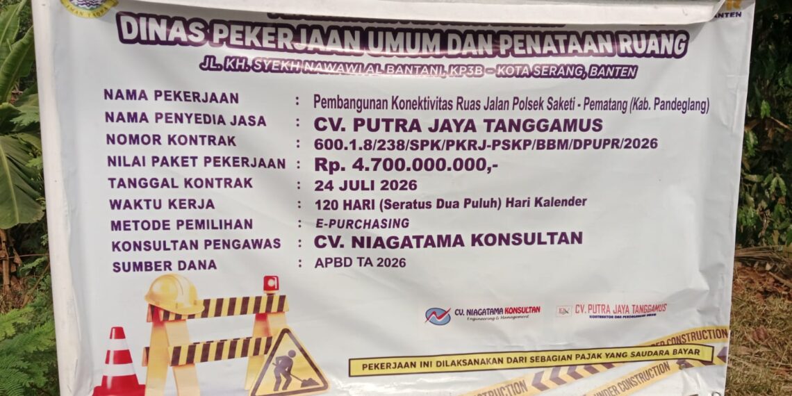 Jangan Tunggu Jalan Rusak! Proyek Rp4,7 Miliar Saketi–Pamatang Disorot, GOW-BANTEN Desak DPUPR Banten Segera Periksa dan Uji Material